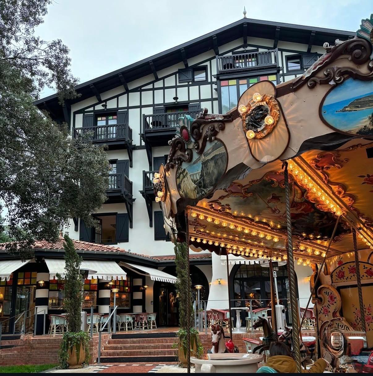 Carrousel 1900 installé pour un événement privé en hôtel