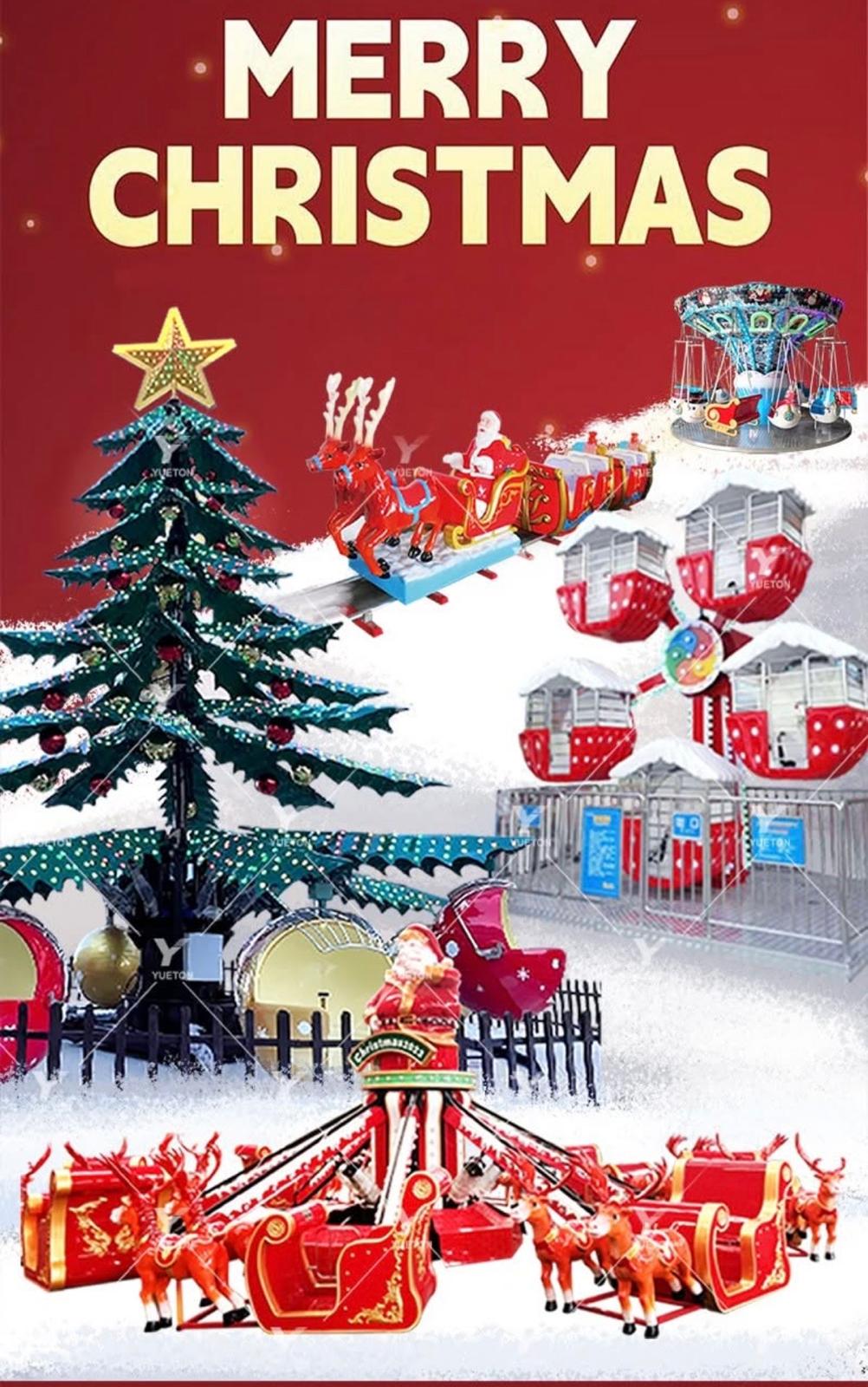 Décoration Merry Christmas au marché de Noël