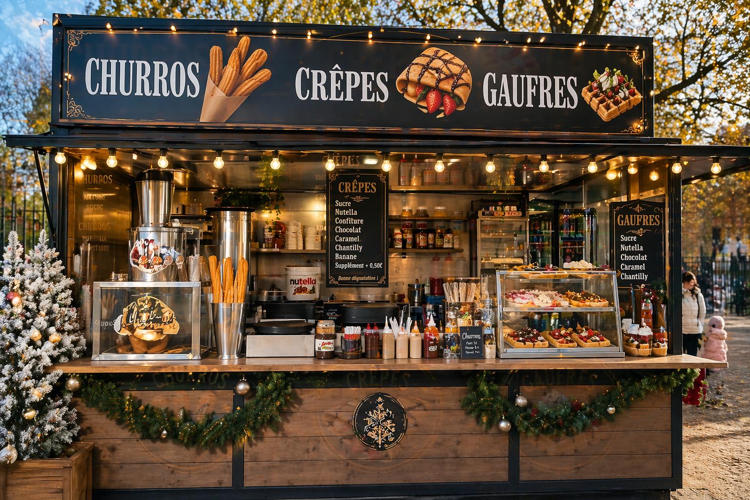 Stand gourmand De Filippis Events lors d'un événement