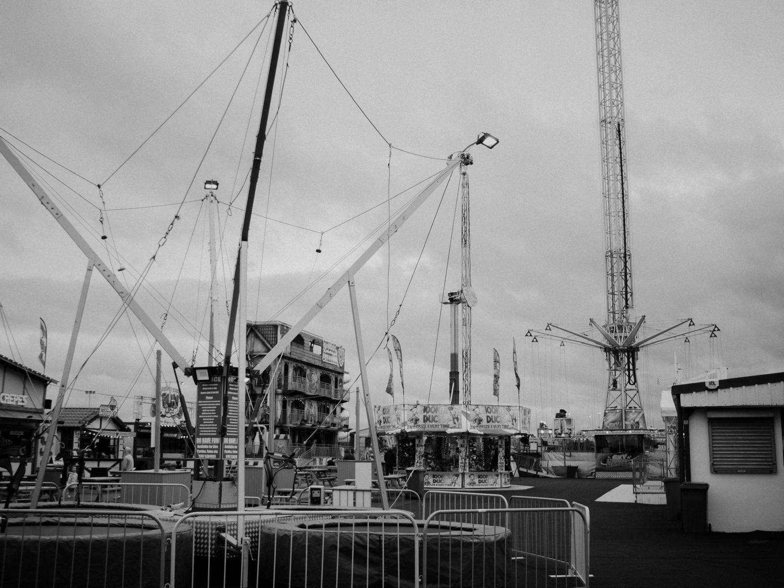 Bungee Trampoline installé lors d'une foire